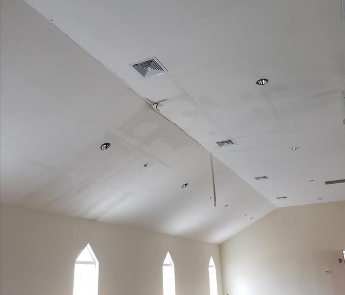 Our team is restoring this church sanctuary back “Like it never even happened.”