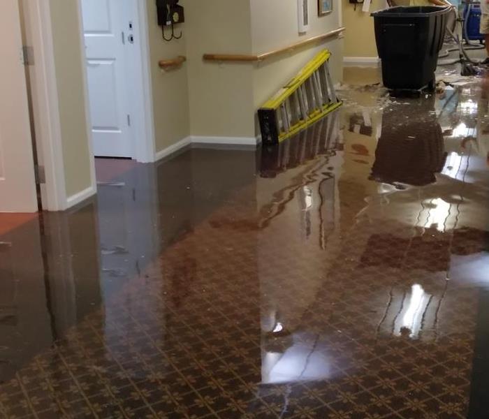 Flooding at a residential retirement community